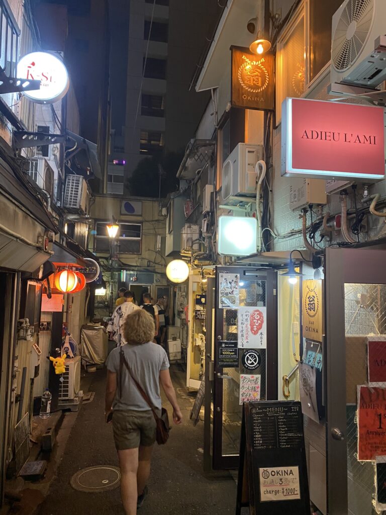 Trois jours à Tokyo en famille 106 rue omoide Yokosho à tokyo