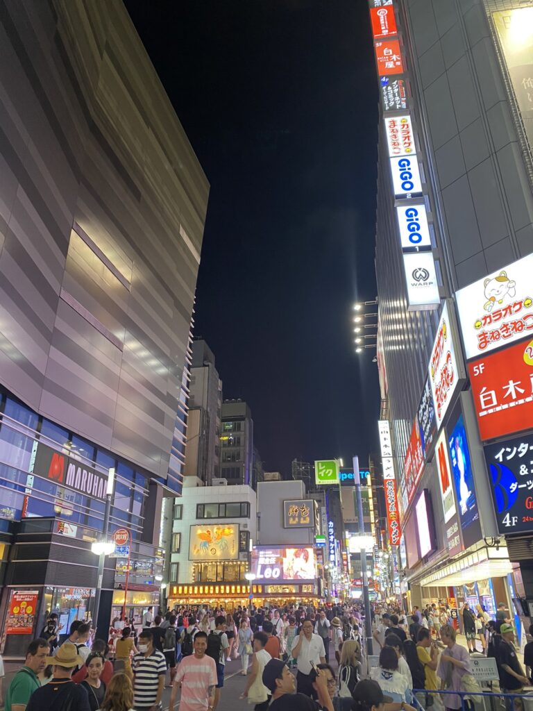 quartier de Shinjuku à tokyo