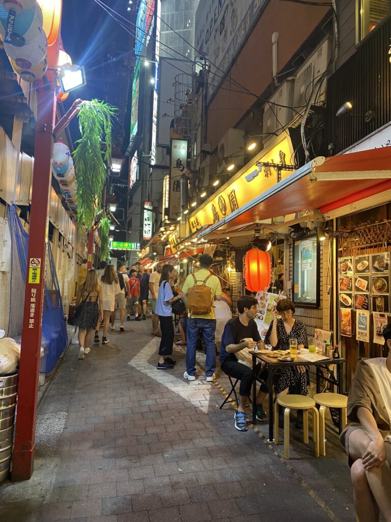 Trois jours à Tokyo en famille 98 rue omoide Yokosho à tokyo