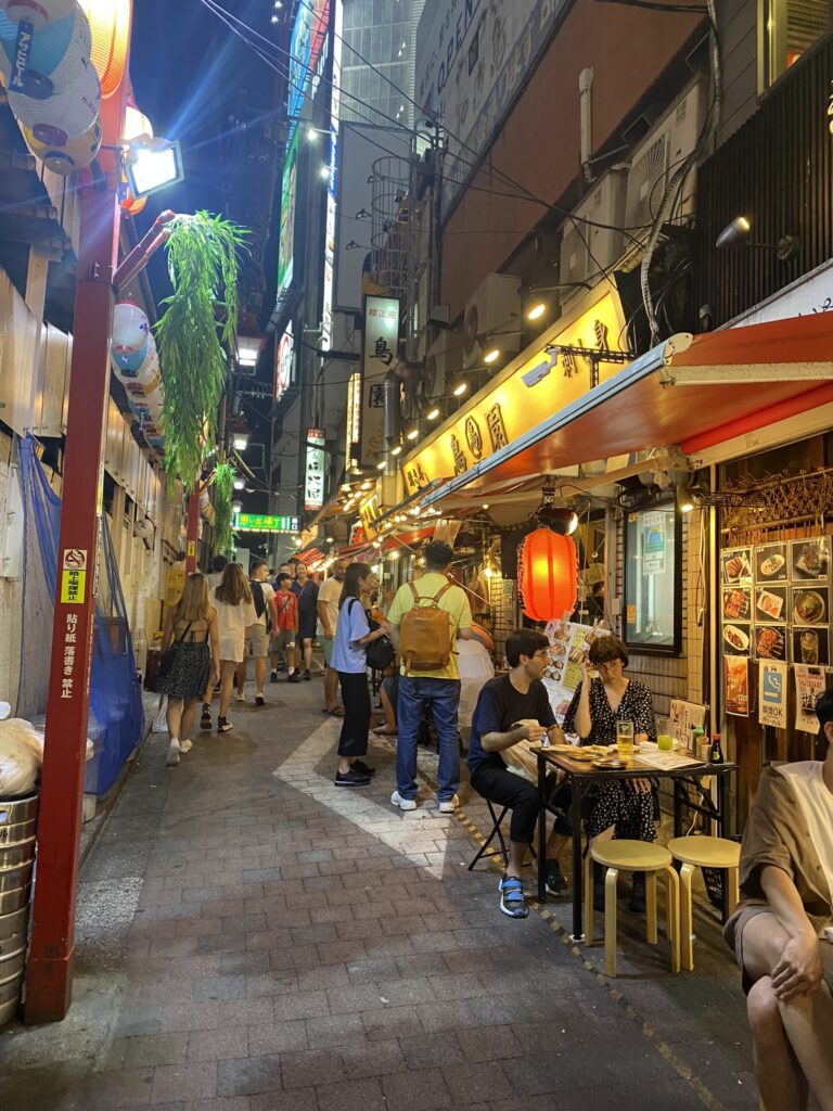 rue omoide Yokosho à tokyo