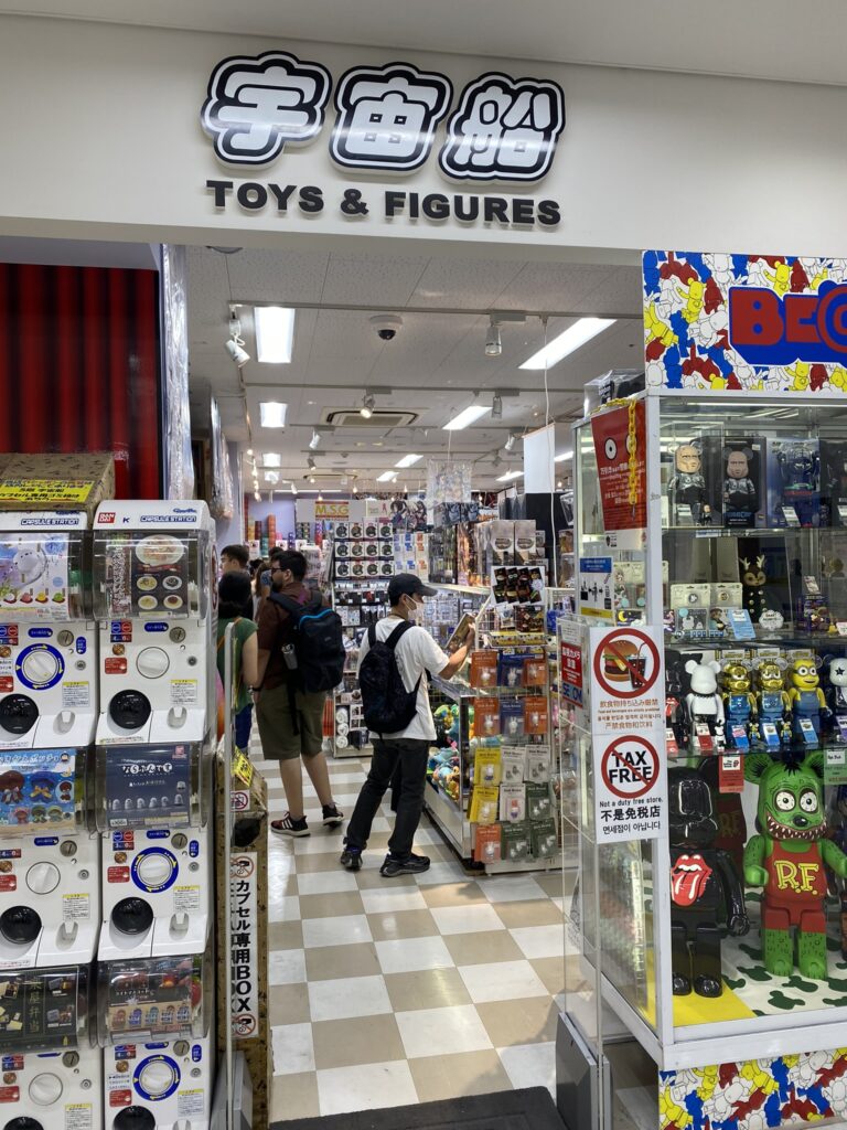 magasin de figurines manga dans le quartier de Hakihabara à Tokyo