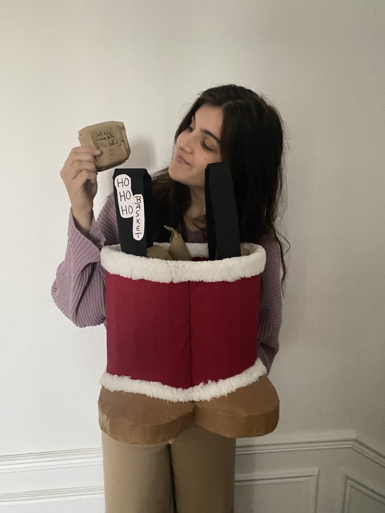 calendrier de l'avent Bottes de père noël en carton