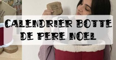 calendrier de l'avent botte de pere noel