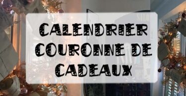 calendrier de l'avent couronne de cadeaux