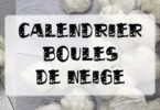 calendrier de l'avent de dernière minute en fausses boules de neige