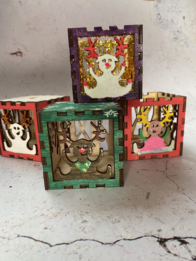 Comment personnaliser un photophore - Surprise n°12 21 photophore en bois