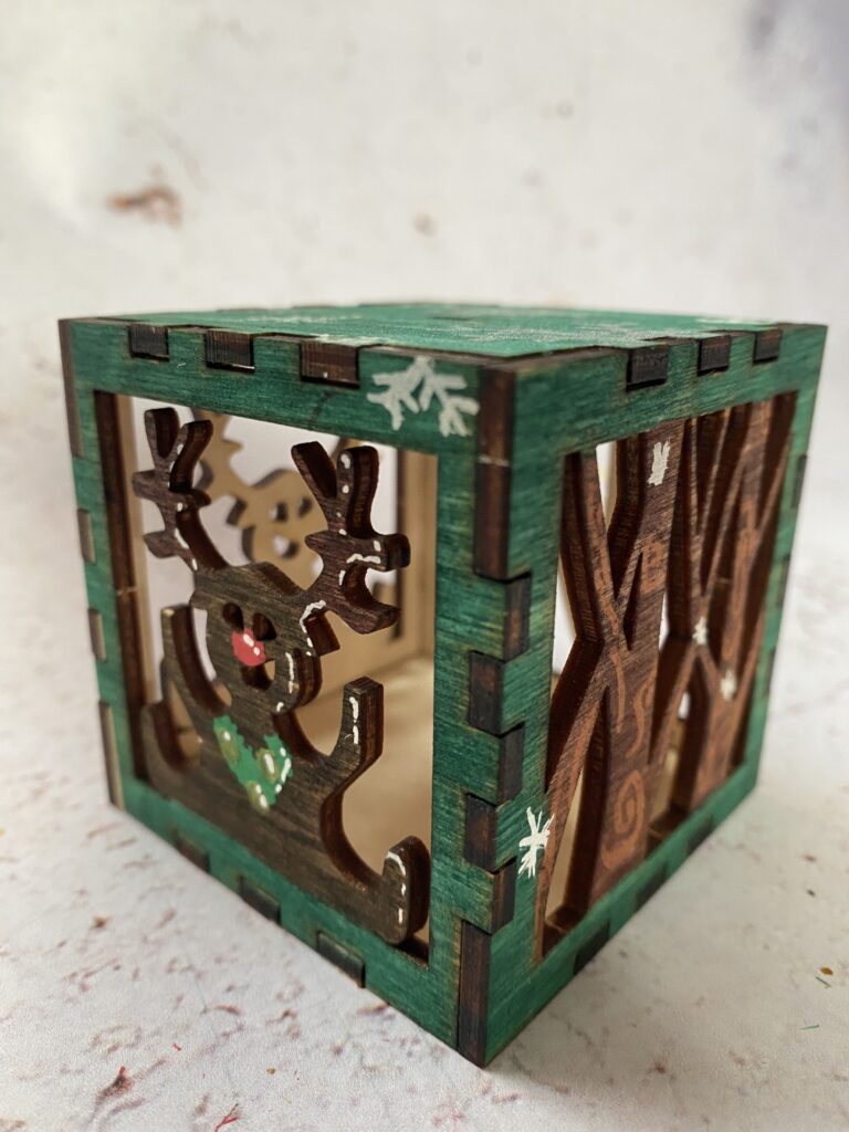 Comment personnaliser un photophore - Surprise n°12 19 photophore en bois