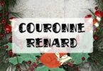 couronne renard noel