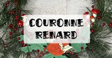 couronne renard noel