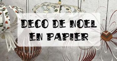 décoration de Noël en papier