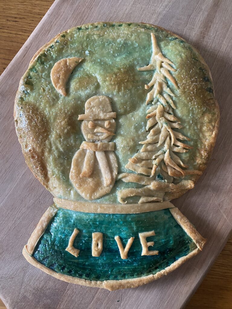 Comment faire une super galette des rois Boule à Neige 12 galette boule à neige
snow globe pie