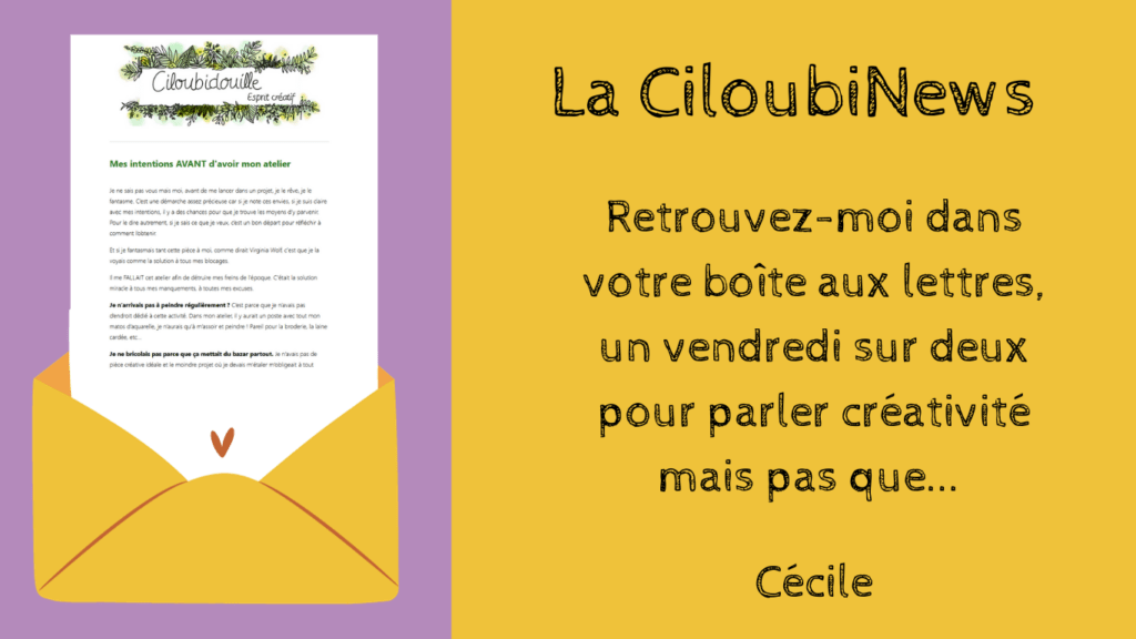 inscription à la CiloubiNews, la newsletter de Ciloubidouille