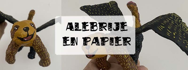 tuto faire un alebrije en papier