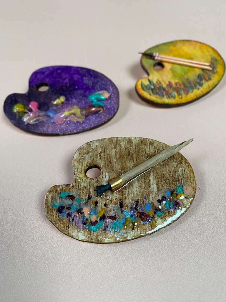 Super atelier Mini-palette au musée Delacroix 9 mini palette de peintre