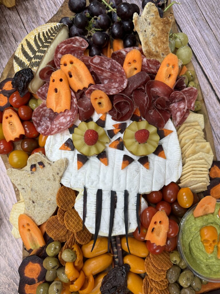 Comment faire une planche Halloween incroyable 2 Tête de mort pour un plateau halloween apéro