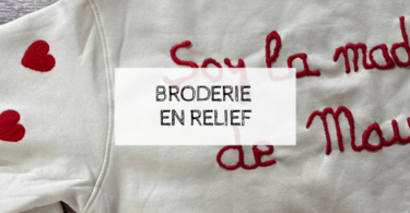 tuto facile broderie en relief