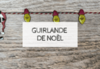 guirlande en bois de Noël