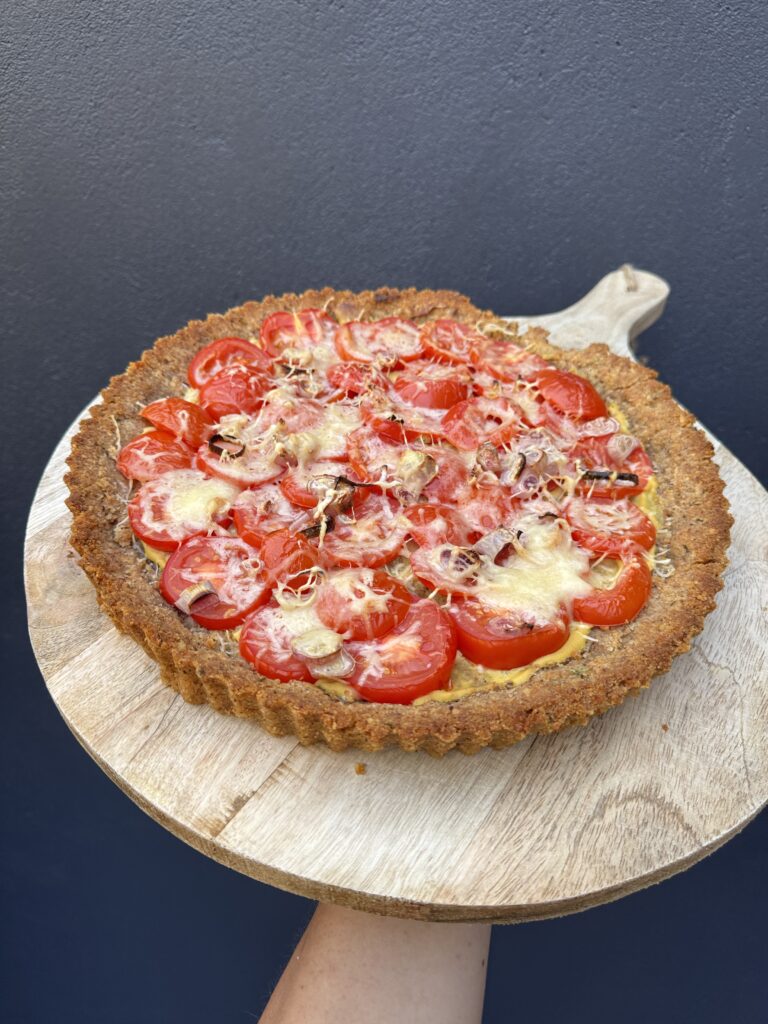 pâte à tarte à base de farine de pain dur