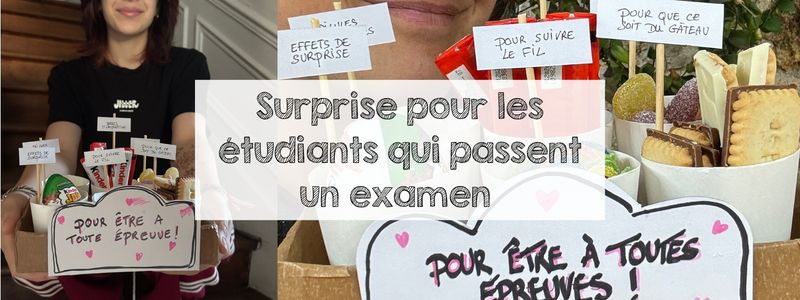 idée de cadeau surprise pour soutenir un étudiant qui passe un examen : bac brevet