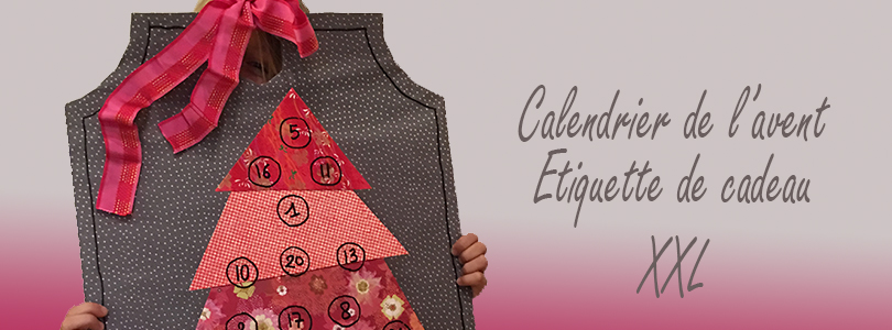 Calendrier de l'avent Étiquette géante - Ciloubidouille