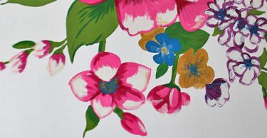 MEA peinture fleurs murale
