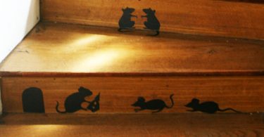 MEA souris escalier halloween